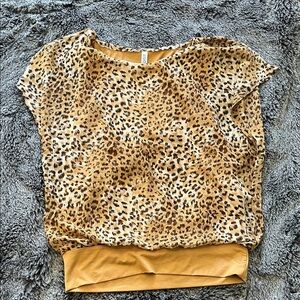 Leopard Print Women's Blouse